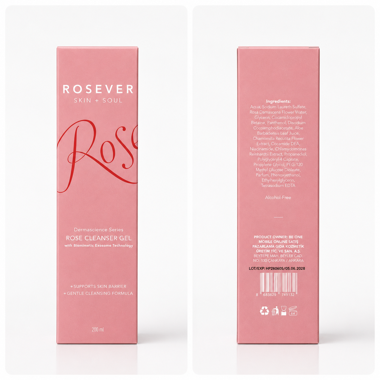 Rose Cleanser Gel 200 ML