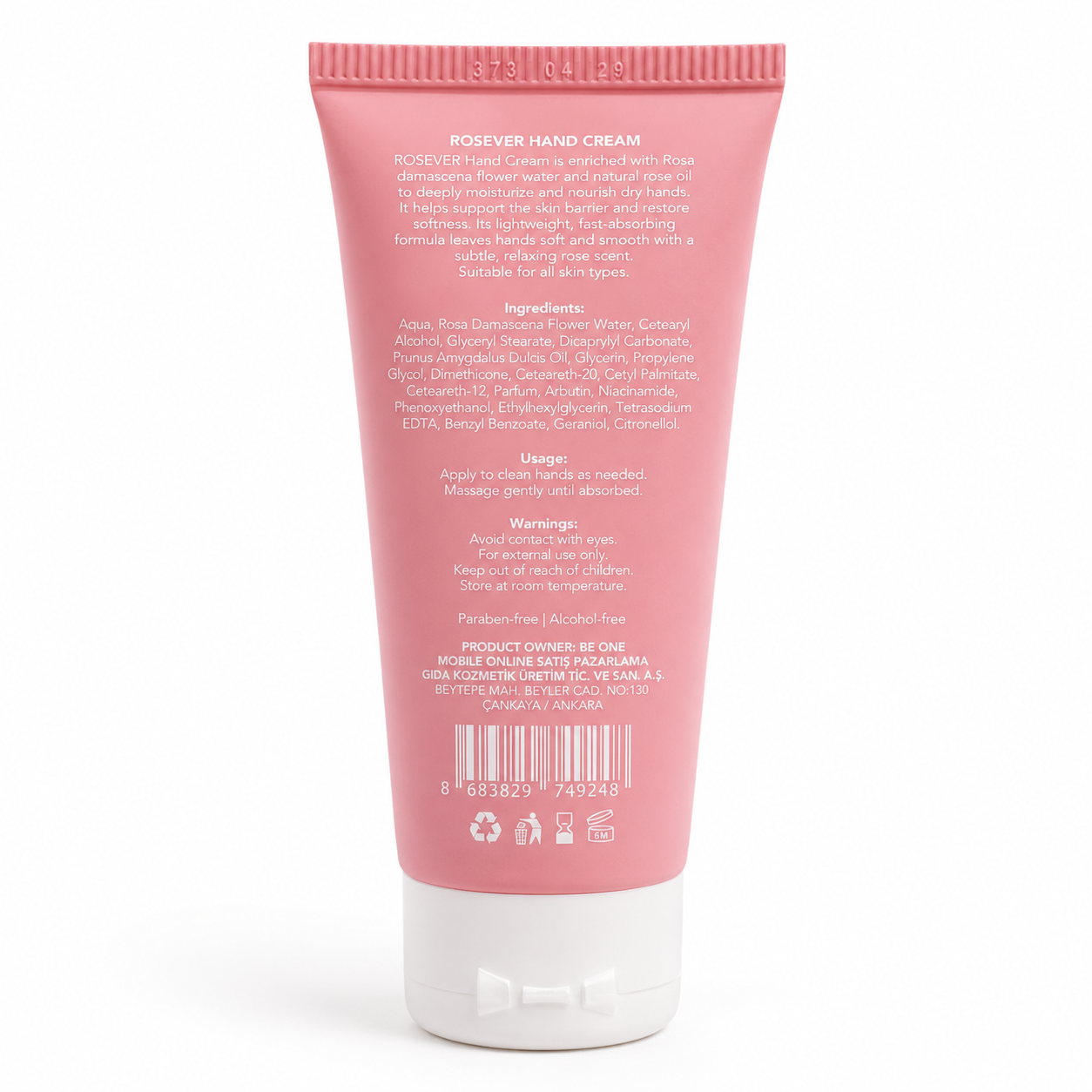 Rose Infused Hand Cream